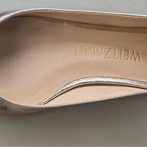 Stuart Weitzman women’s Emilia metallic flats